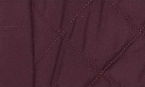 Columbia Snowmelt Valley Water Repellent Quilted Jacket In Burgundy