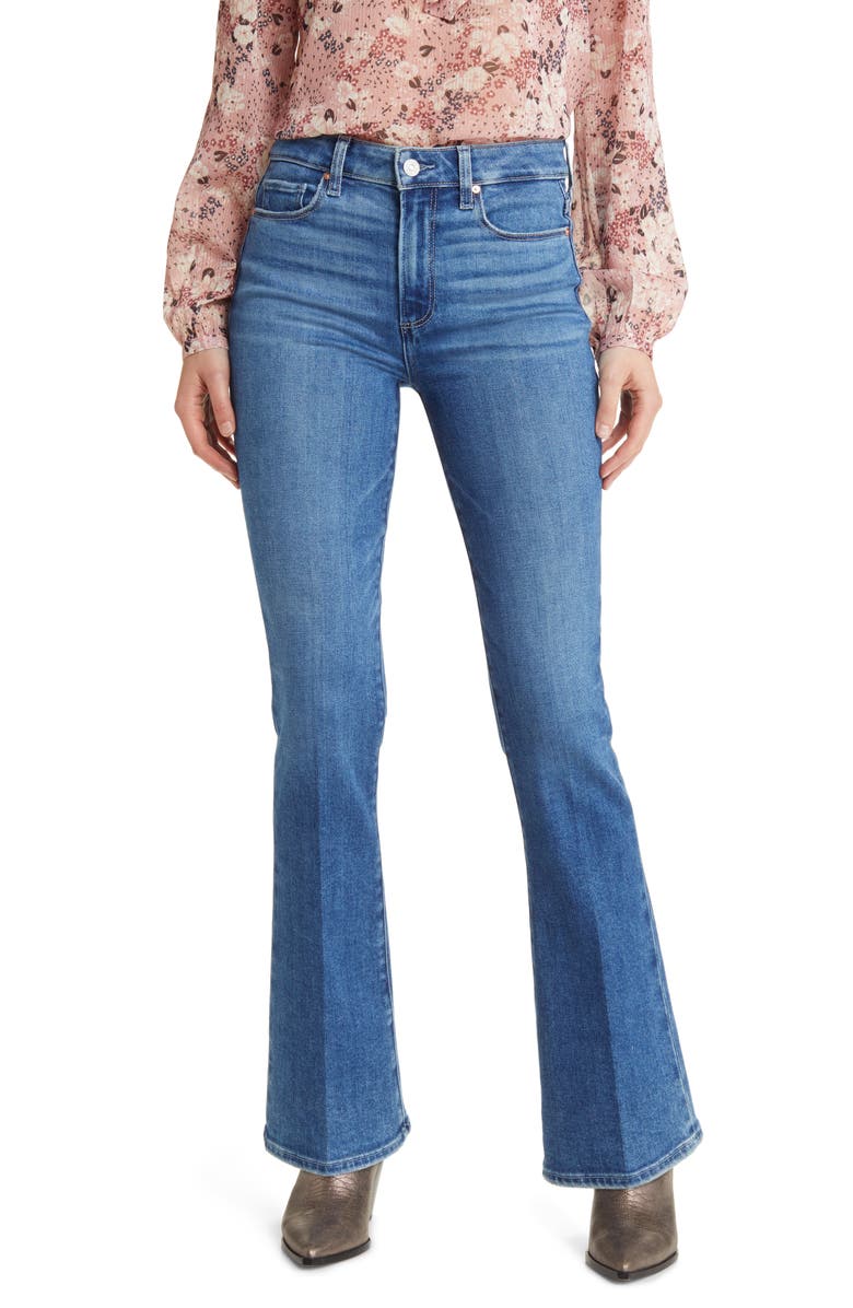 PAIGE Laurel Canyon High Waist Flare Jeans, Main, color,