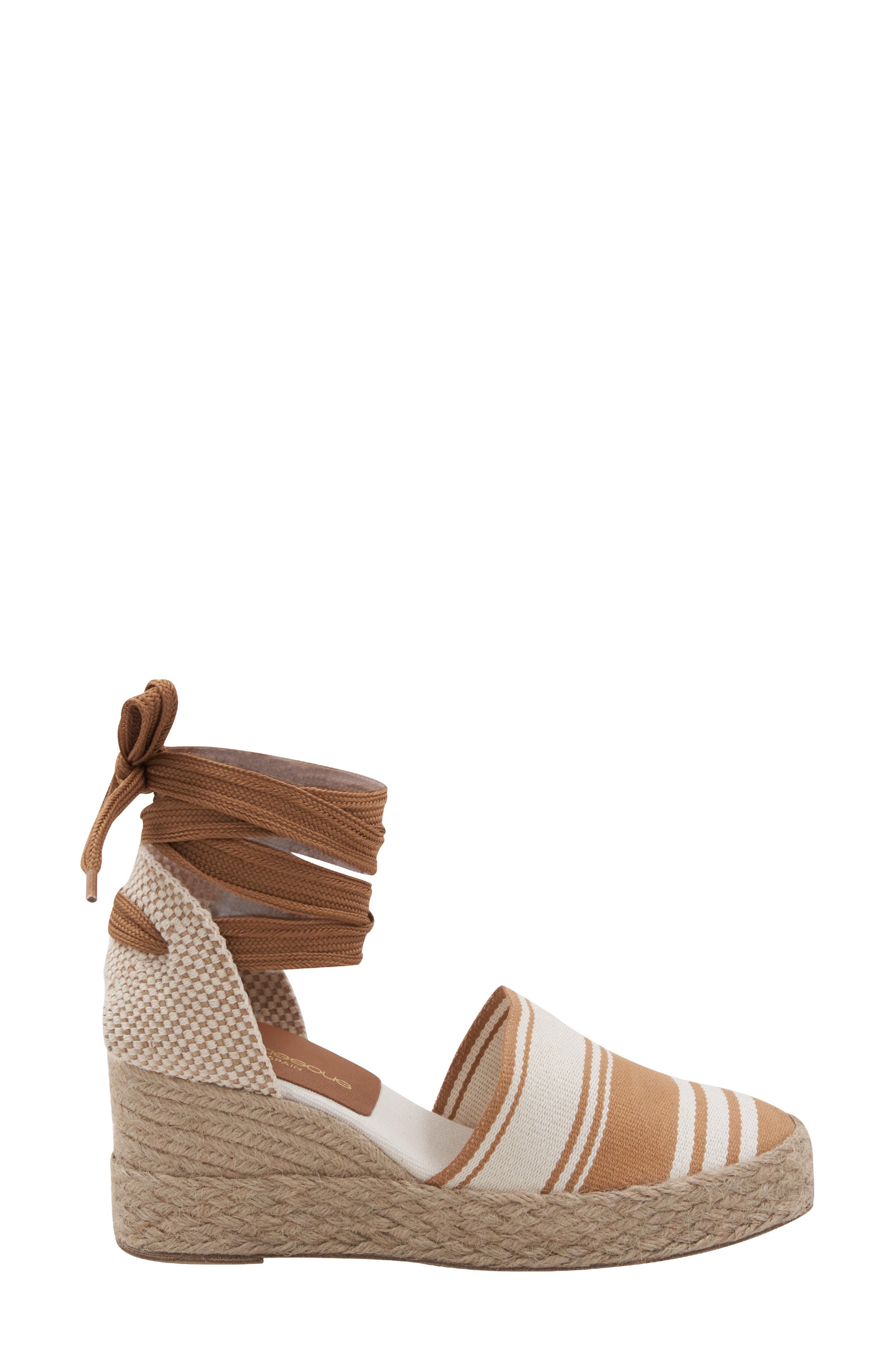 Payton Espadrille Wedge, Alternate, color, CAMEL MULTI