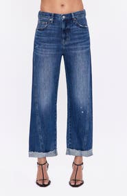 Pistola Kacey Cuffed High Waist Boyfriend Jeans