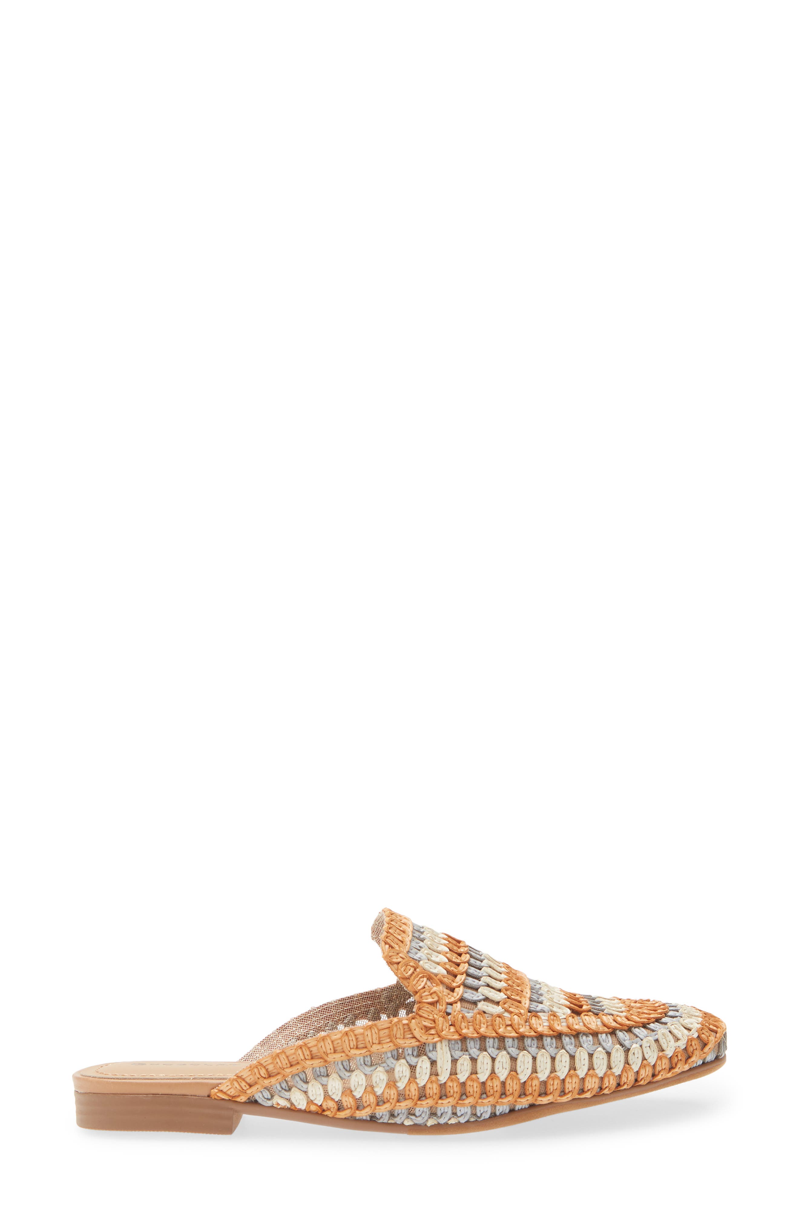 Charlie Woven Mule, Alternate, color, ORANGE COMBO