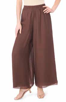 Halogen® Semisheer Wide Leg Pants