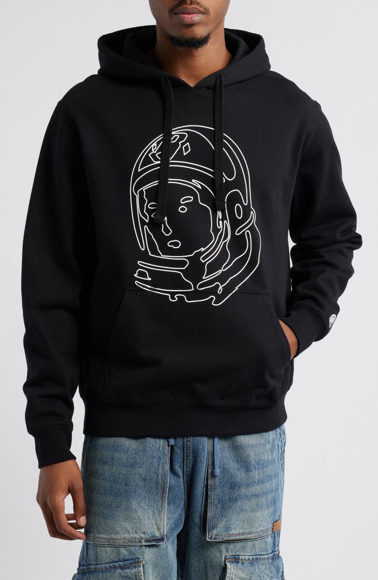 Billionaire Boys Club Line Helmet Cotton Blend Graphic Hoodie, Main, color,
