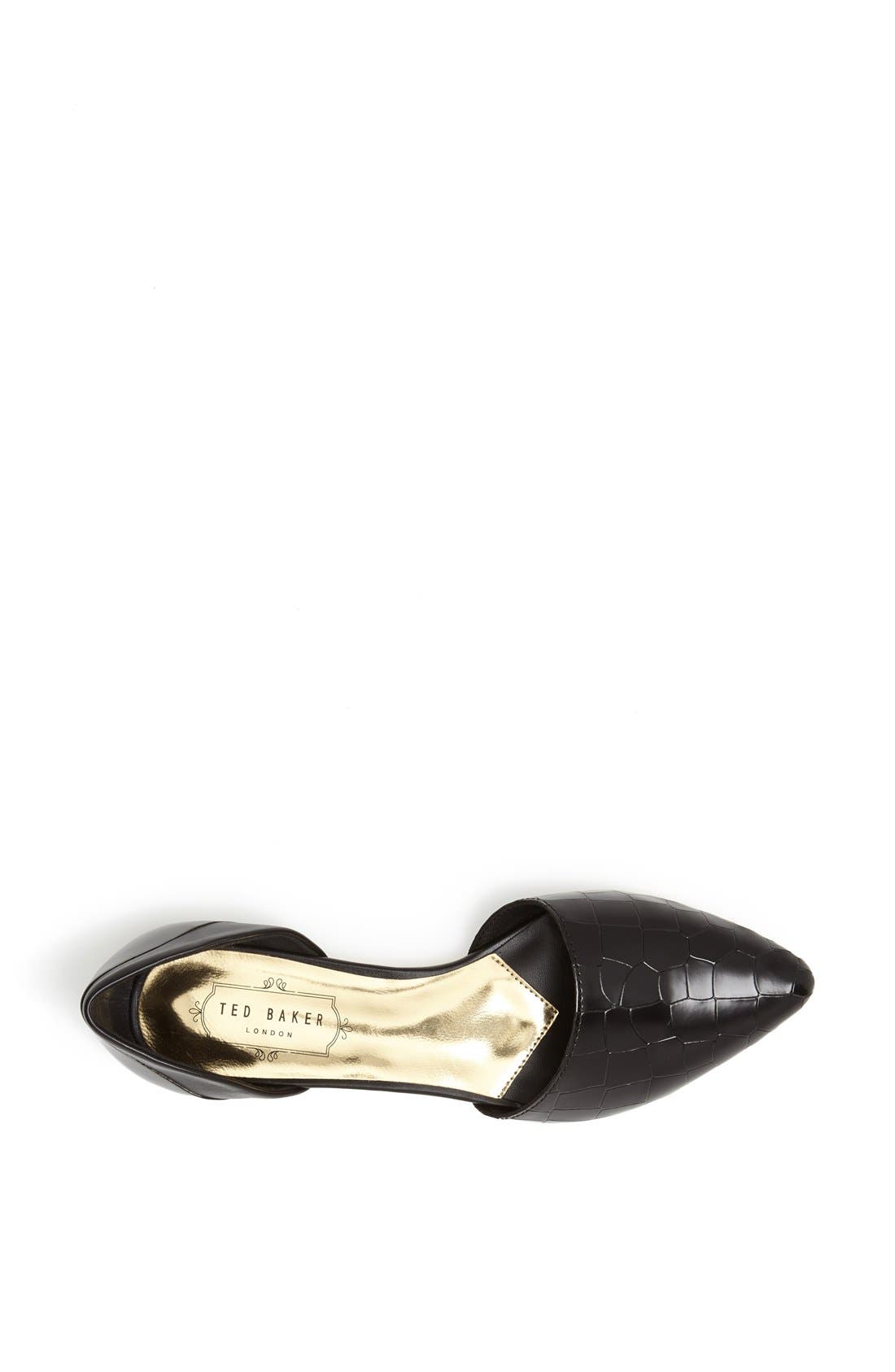 'Cadeen' Flat, Alternate, color, BLACK