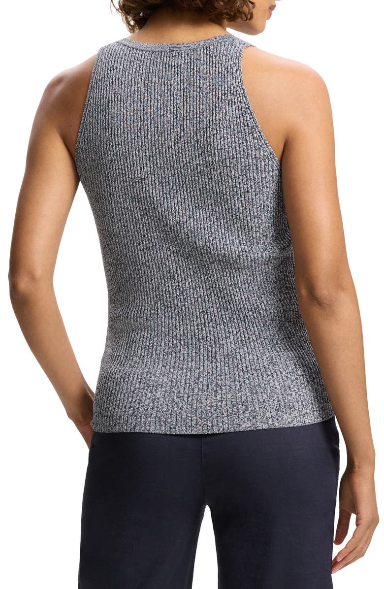 Theory Bleeck Pima Cotton Blend Rib Sweater Vest, Alternate, color,