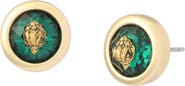 Kurt Geiger London Round Stone Stud Earrings