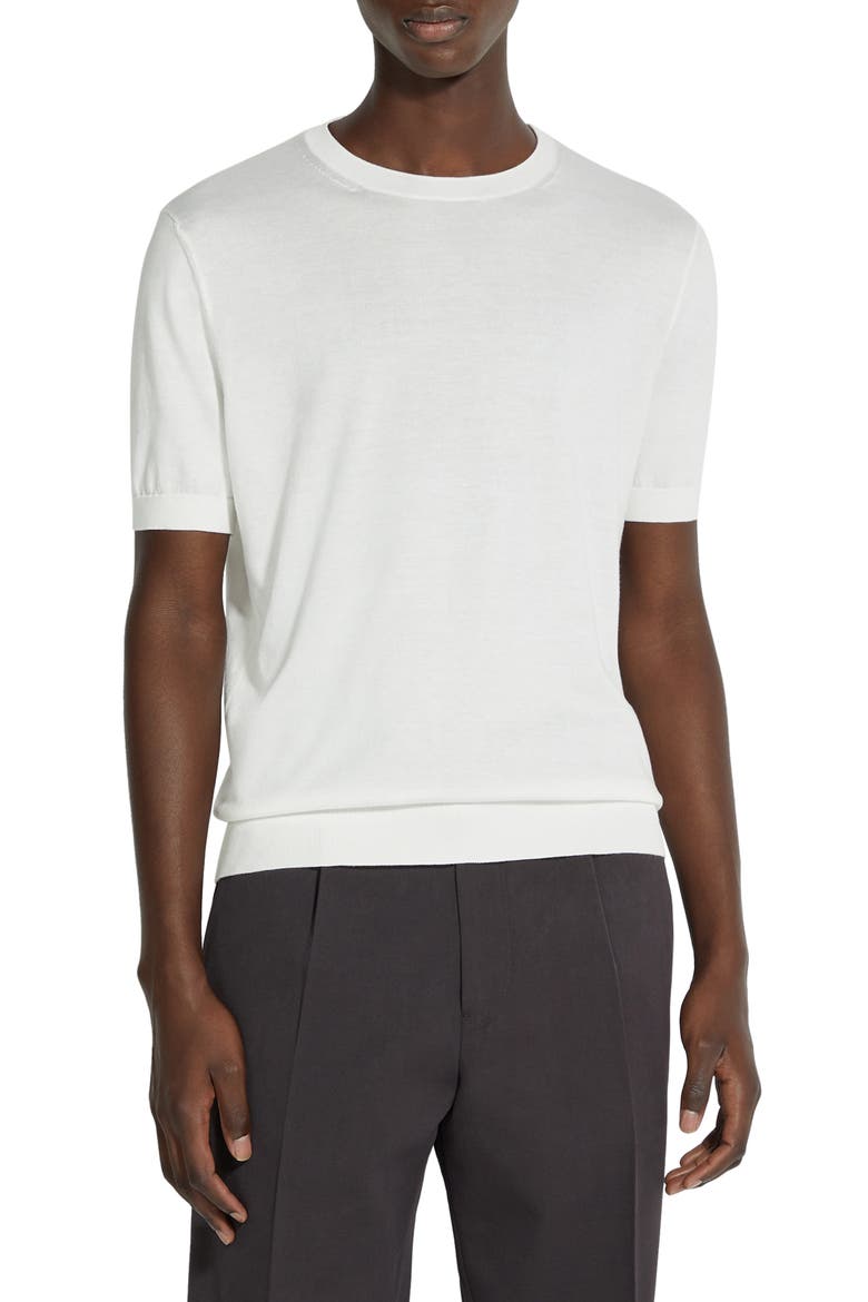 Short Sleeve Premium Cotton T-Shirt, Main, color, WHITE