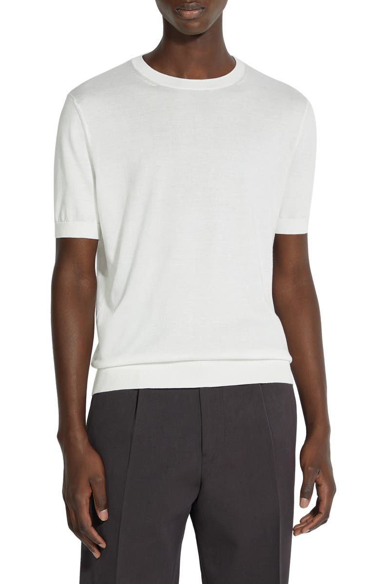 ZEGNA Short Sleeve Premium Cotton T-Shirt, Main, color,