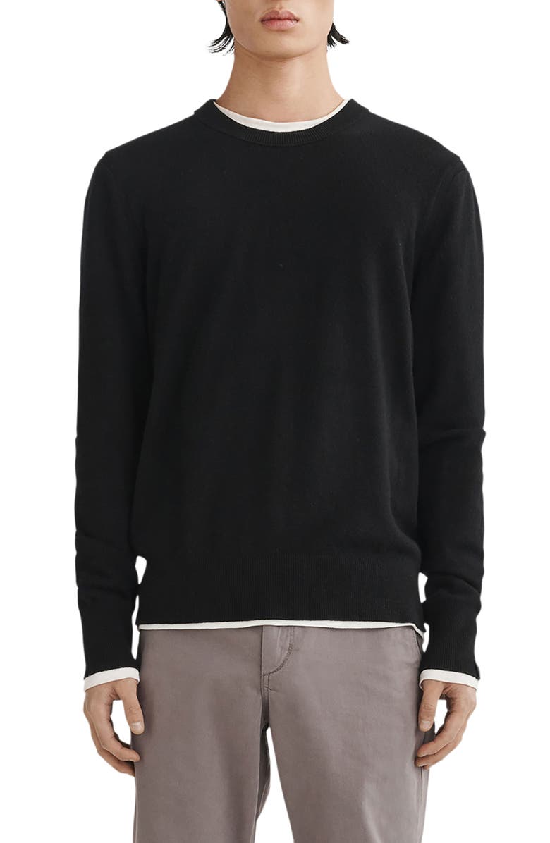 rag & bone Harding Cashmere Crewneck Sweater, Main, color, 