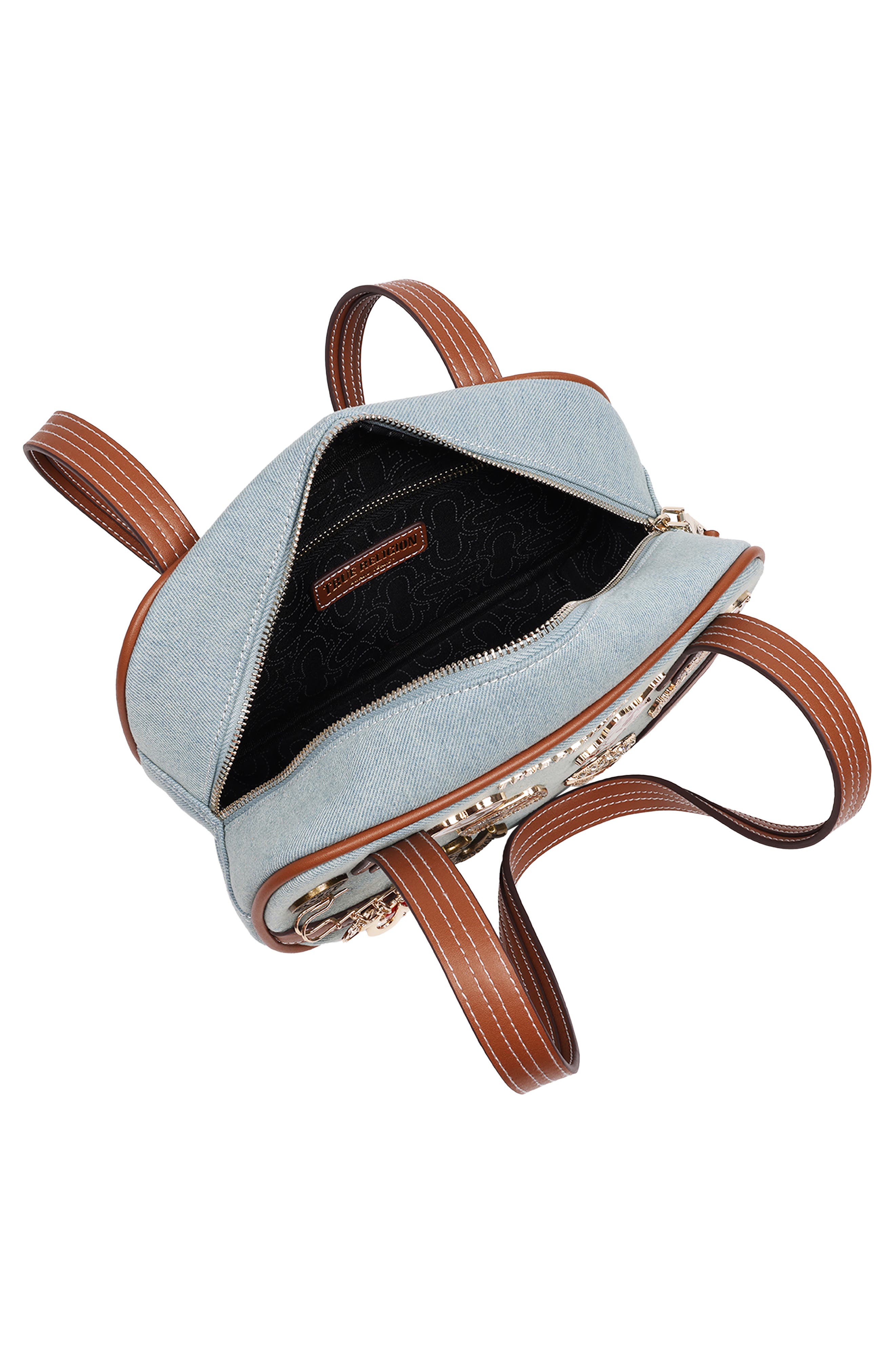 True Religion Arbor Pin Logo Satchel, Alternate, color, 