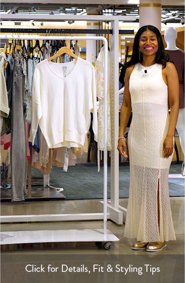 Easy Cotton V-Neck Sweater, sales video thumbnail