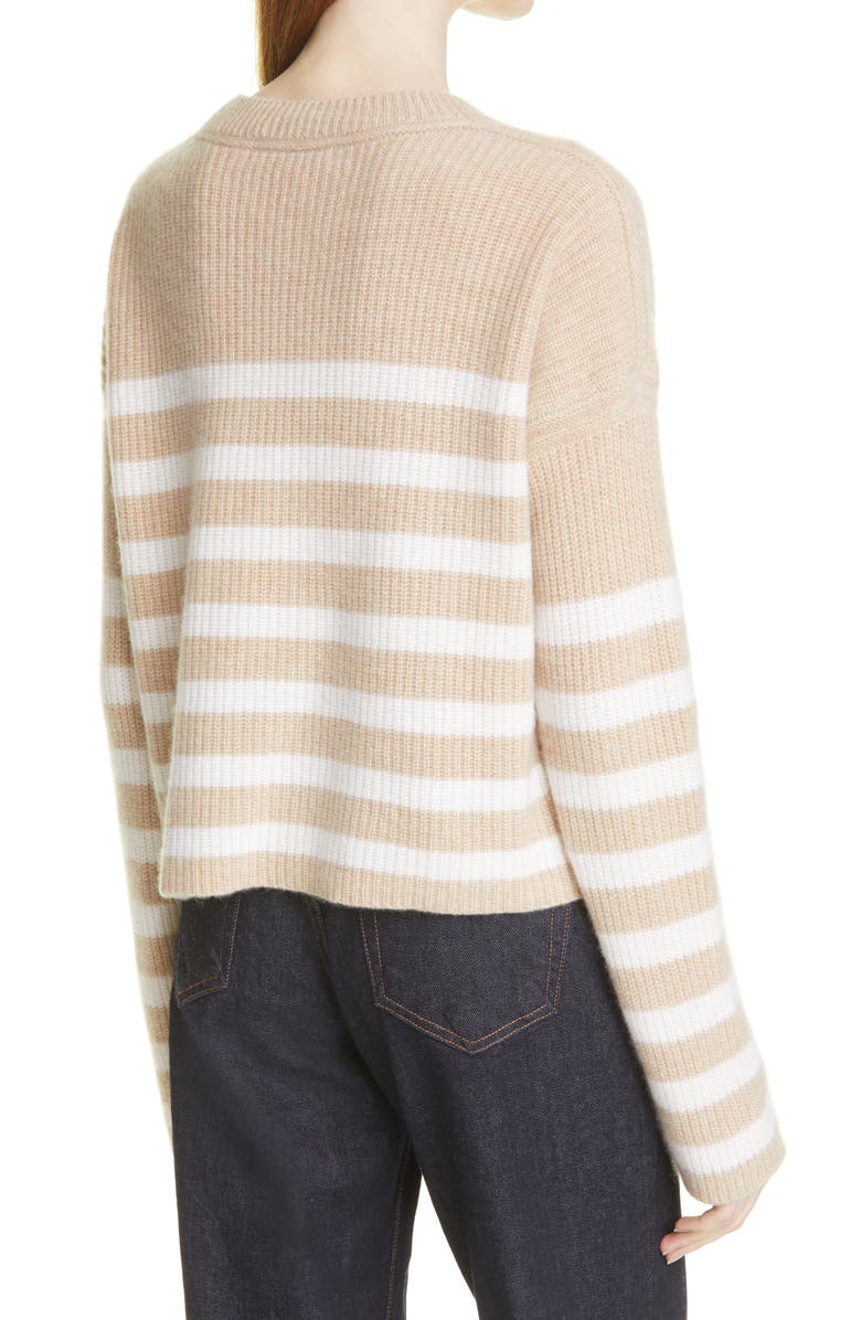La Ligne Stripe Cashmere Sweater, Alternate, color, 