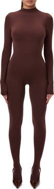 Naked Wardrobe Long Sleeve Closed Toe Jumpsuit