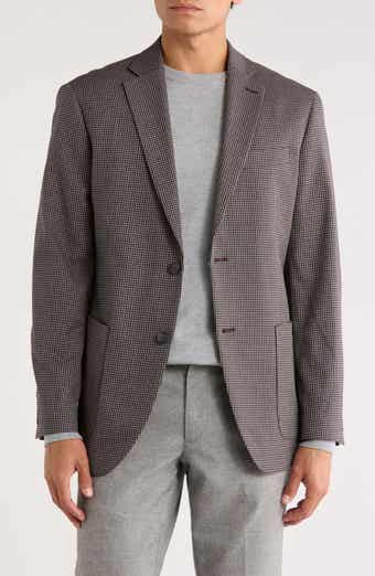 NORDSTROM RACK Gingham Knit Sport Coat