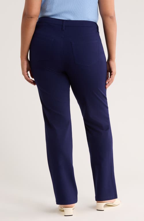 Jones New York Lexington Straight Leg Pants In Black