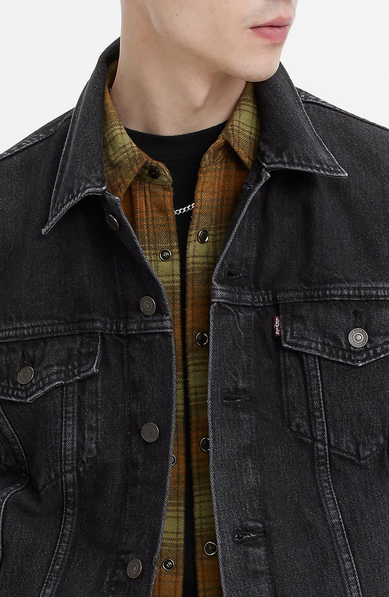 Levi's Relaxed Fit Denim Trucker Jacket, Alternate, color, Superior