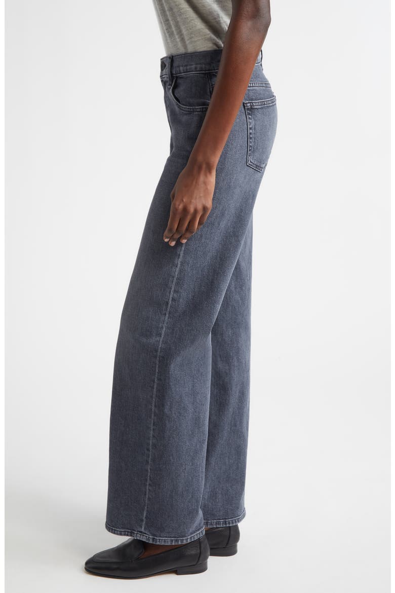 Wyckoff Stretch Denim Wide Leg Jeans, Alternate, color, WASHED SLATE