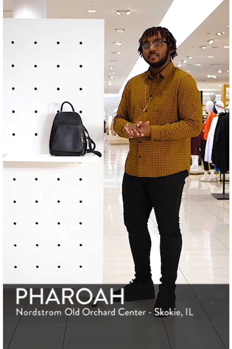 Aushan Faux Leather Backpack video