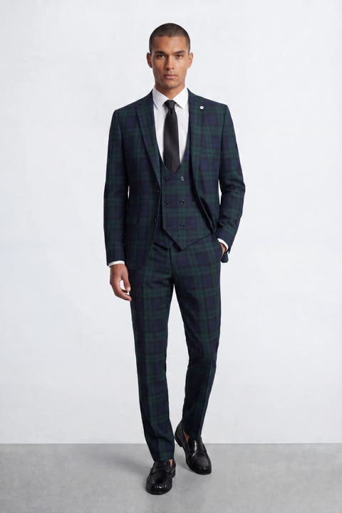 Ginger Tartan Suit Jacket