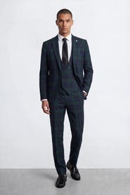 Twisted Tailor Ginger Tartan Suit Jacket