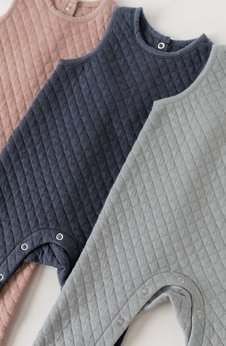 Pehr Kids' Cozy Essentials Organic Cotton Blend Romper, Alternate, color, 