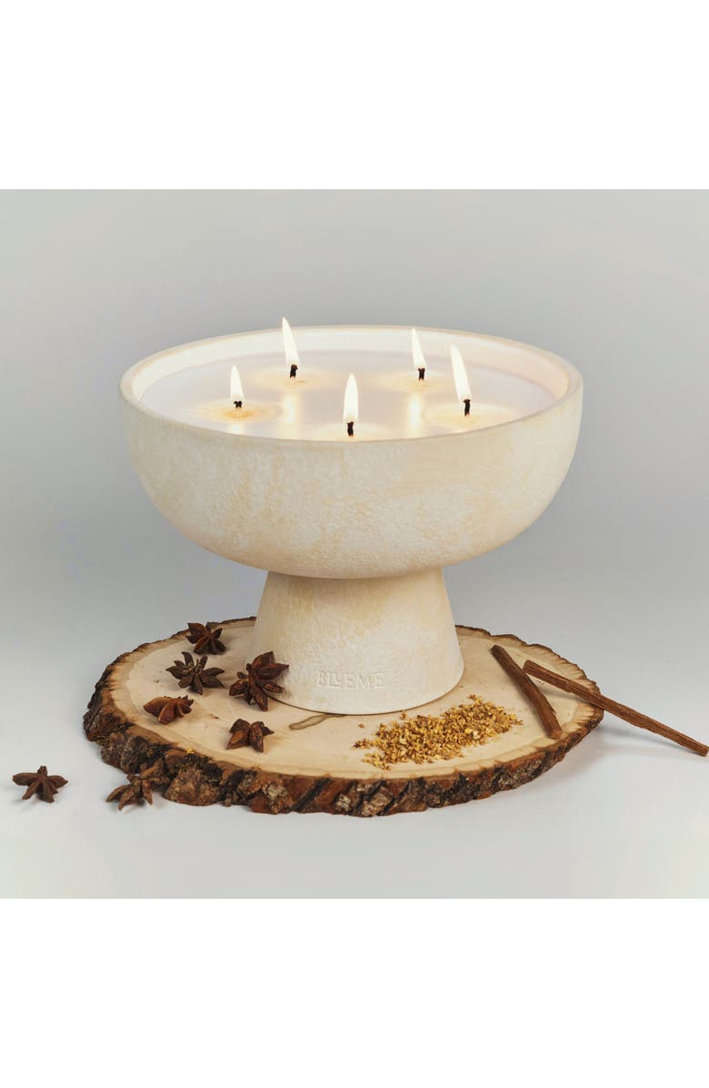 Blueme Calm Giant Ceramic Candle, Alternate, color,