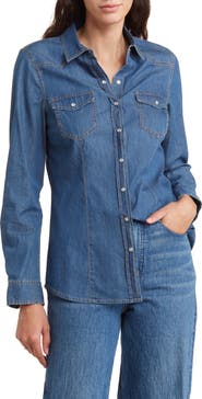 DR2 by Daniel Rainn Western Long Sleeve Denim Shirt
