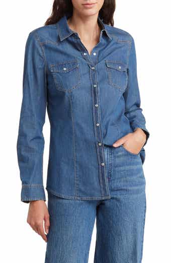 DR2 by Daniel Rainn Western Long Sleeve Denim Shirt