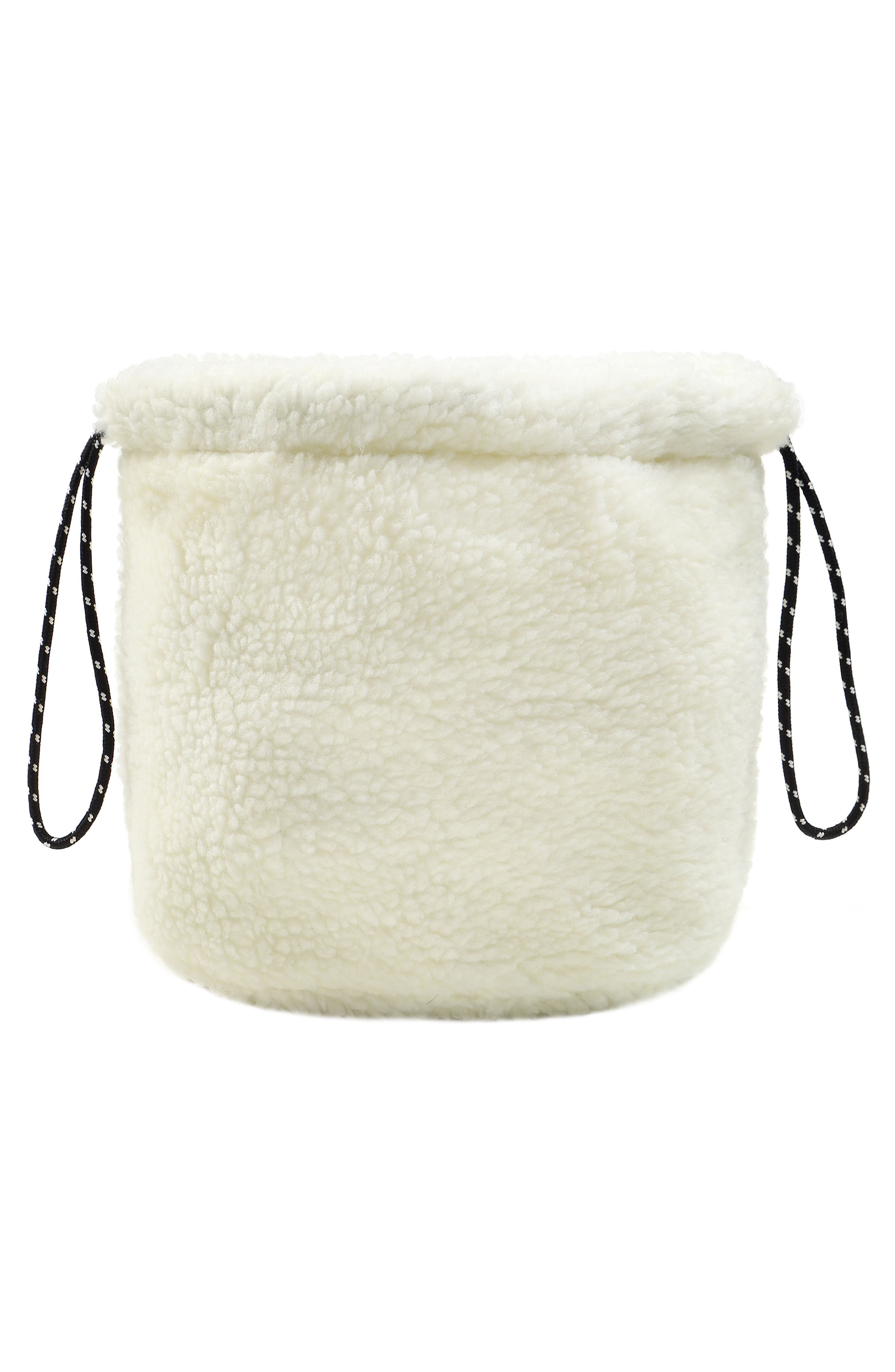 THEMED MERCH MIC Drop Fleece Pouch, Alternate, color, IVORY