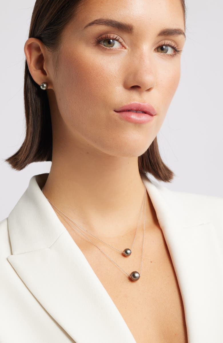 Nordstrom Tahitian Pearl Necklace, Alternate, color,