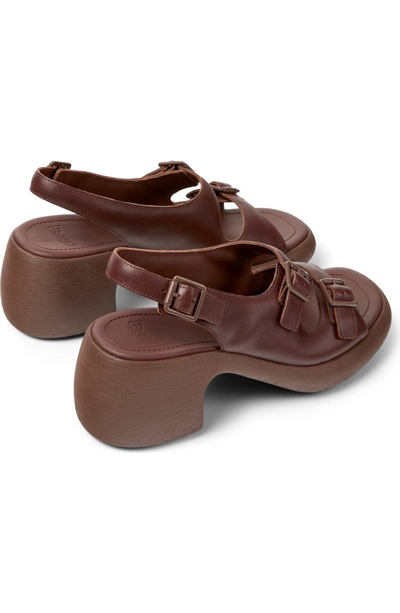 Camper Thelma Slingback Sandal, Alternate, color, Medium Brown