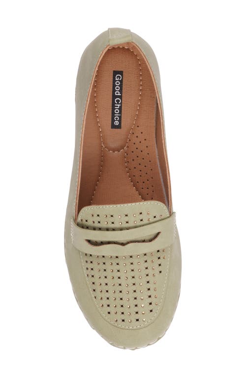 Gc Shoes Danita Flat In Sage