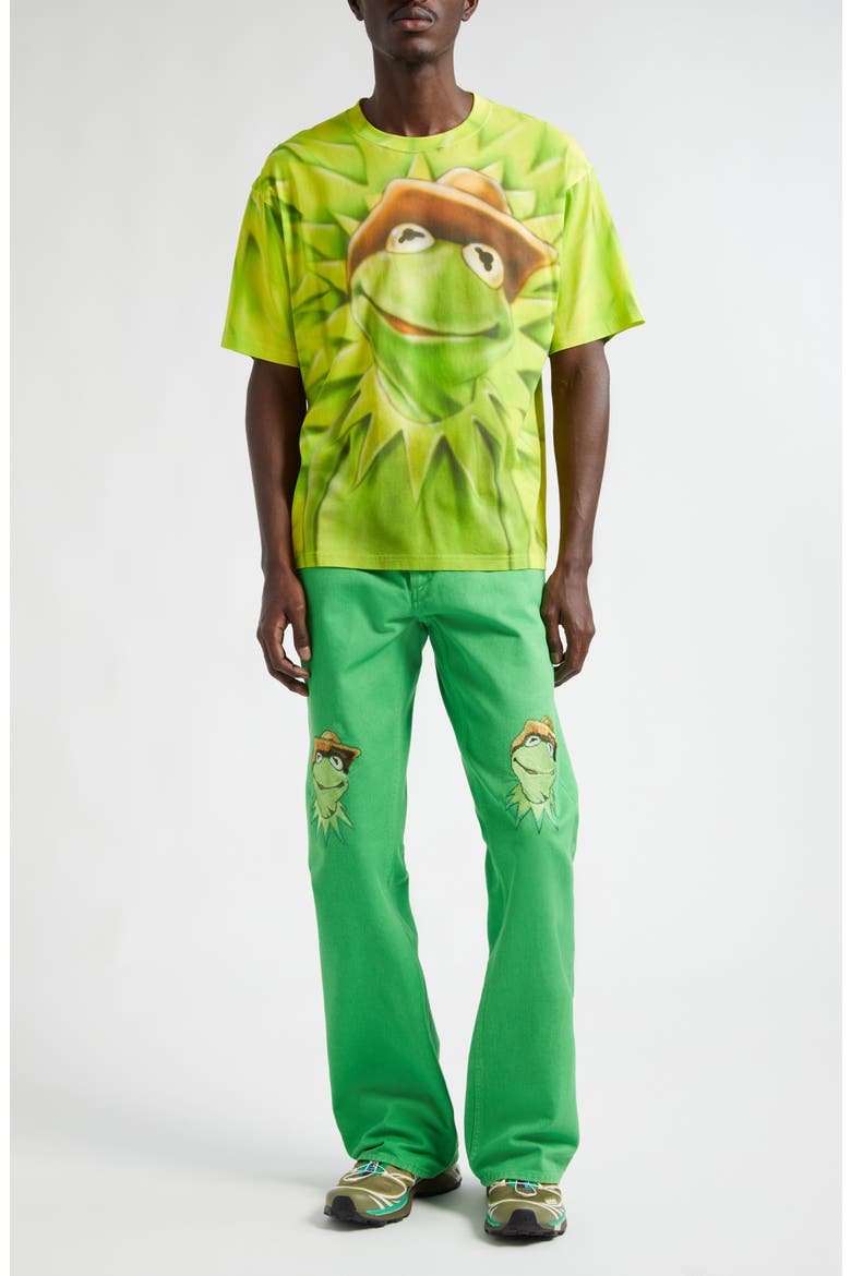 Airbrush Kermit Organic Cotton Graphic T-Shirt (Nordstrom Exclusive), Main, color, KERMIT