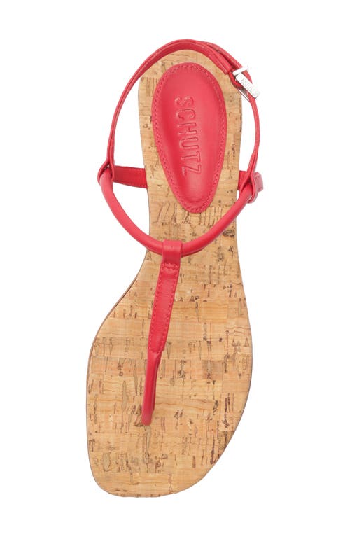 Shop Schutz Elsha Slingback Sandal In Scarlet