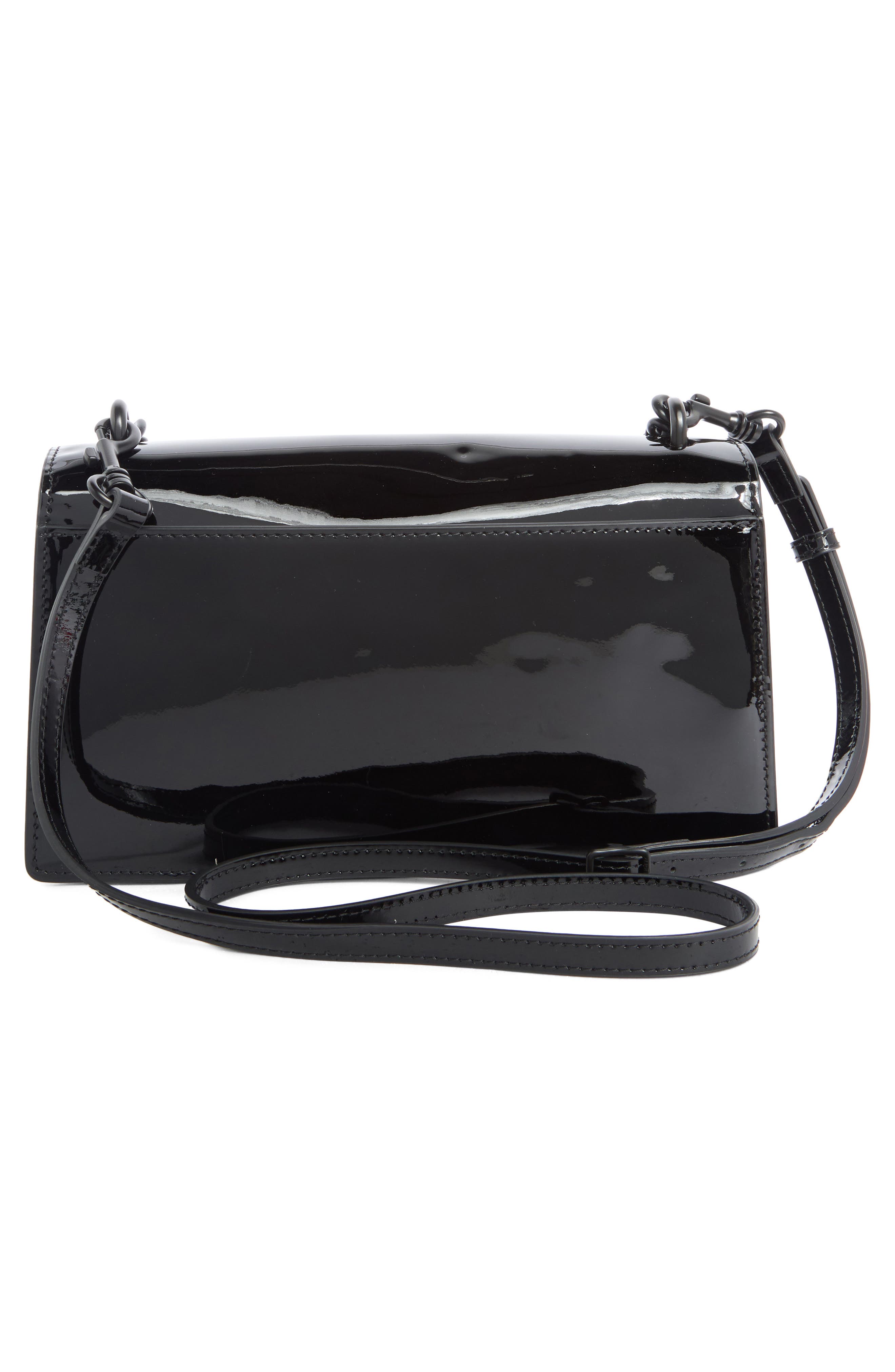Kurt Geiger London Shoreditch Leather Crossbody, Alternate, color, Black