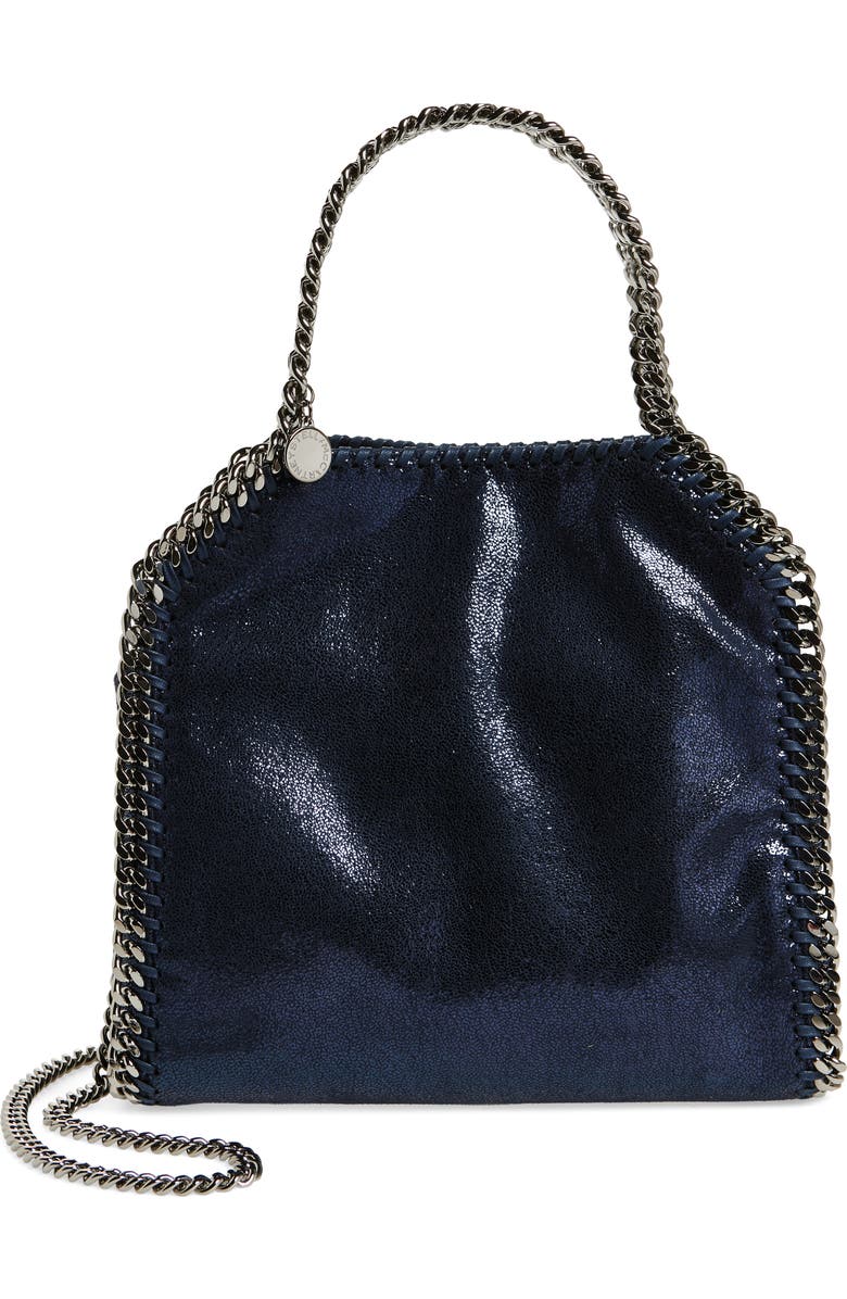 Stella McCartney Mini Falabella Faux Leather Crossbody Bag, Main, color,