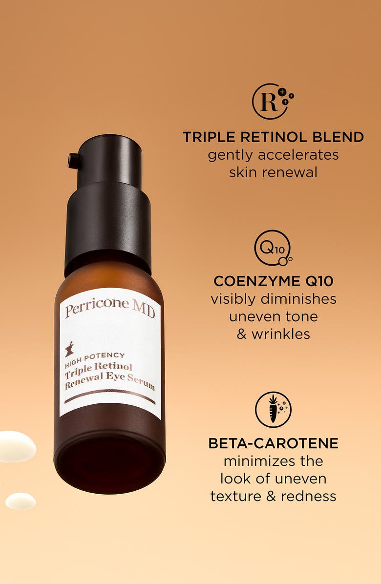 Perricone MD HIGH POTENCY Triple Retinol Renewal Eye Serum, Alternate, color,