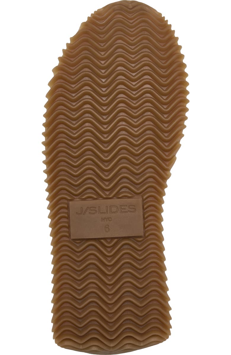 JSlides Lottie Genuine Shearling Sneaker, Alternate, color, Silver