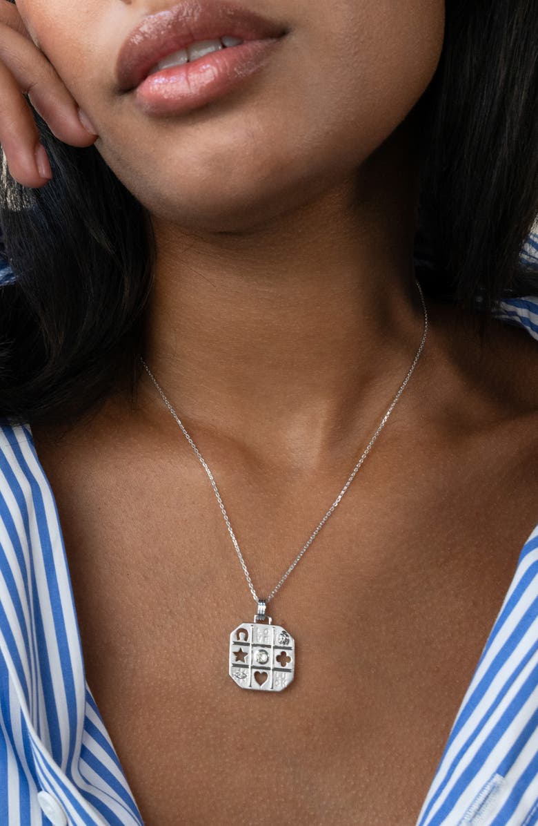 Monica Rich Kosann Tokens of Luck Pendant Necklace, Alternate, color, 