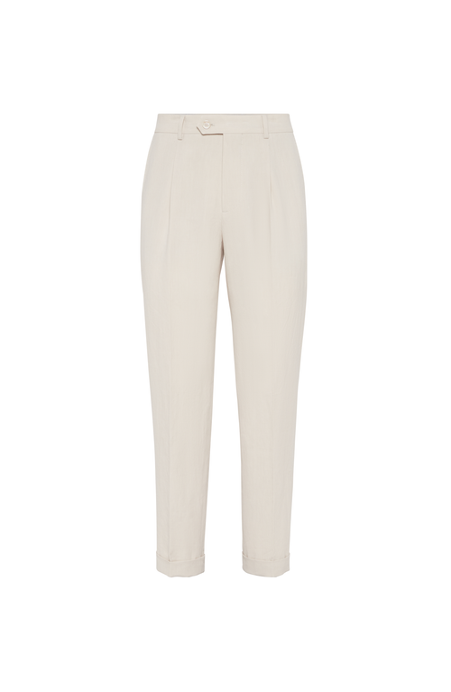 Brunello Cucinelli Leisure Fit Trousers With Pleat