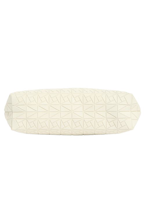 Patrizia Luca Box Pattern Clutch In White