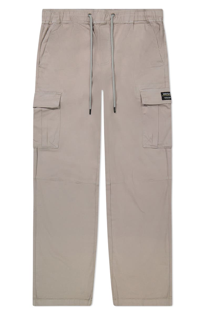 WeSC Open Bottom Cargo Joggers, Main, color, Flint Grey