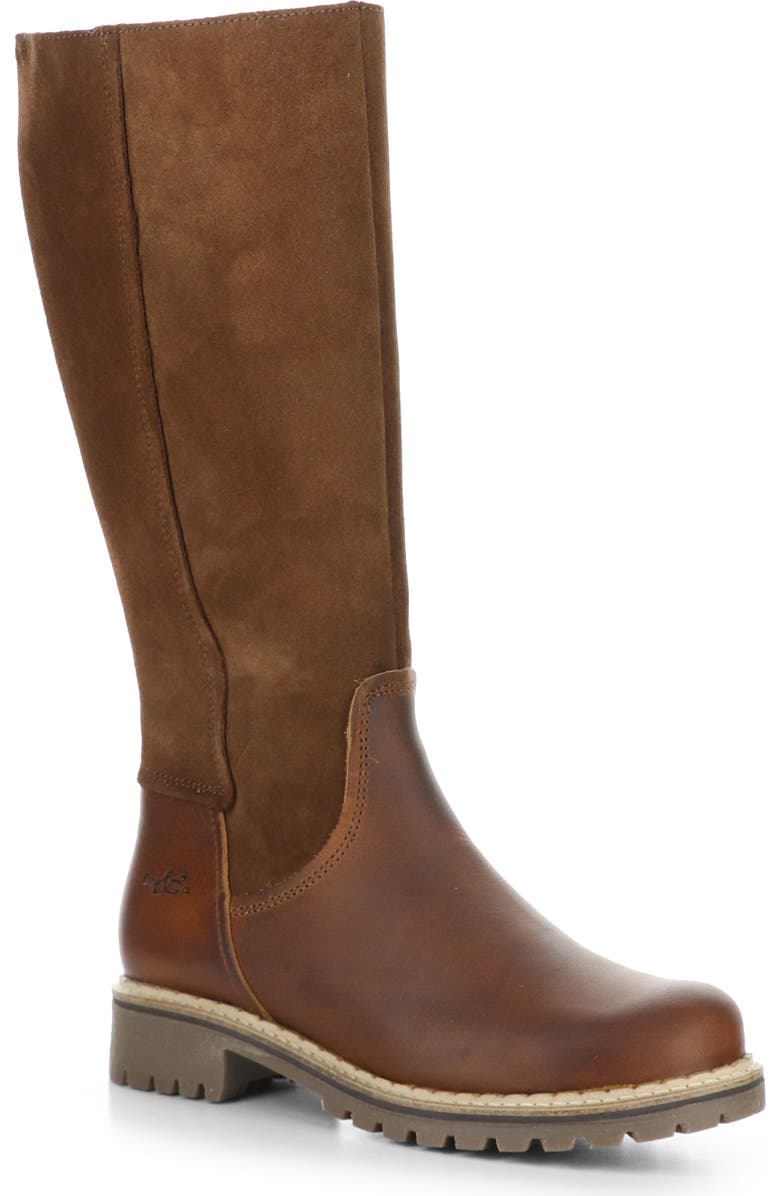 Bos. & Co. Hudson Waterproof Boot, Main, color, Cognac/Redwood Gobi/