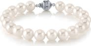 The Pearl Source Freshwater Pearl Bracelet 7.5-8.5mm AAAA
