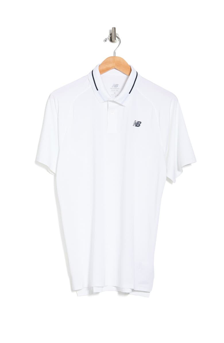 New Balance Tournament Short Sleeve Polo Shirt, Alternate, color, 