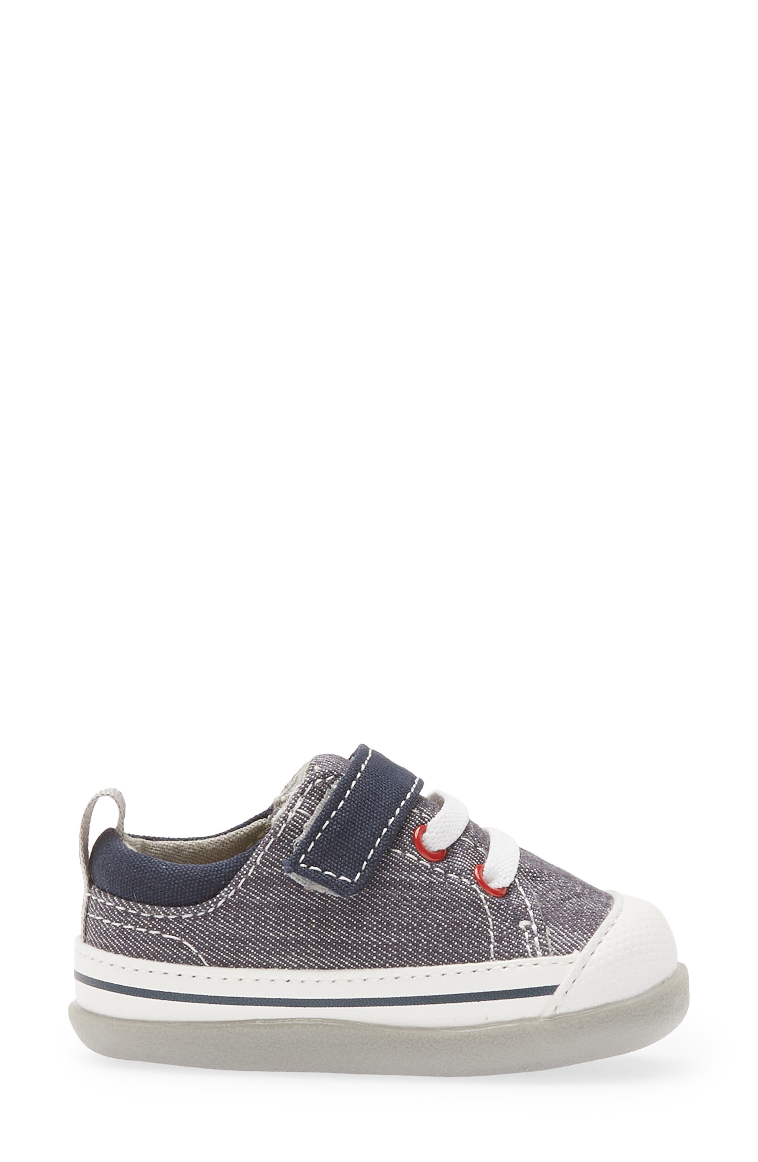 Stevie II Sneaker, Alternate, color, GRAY DENIM