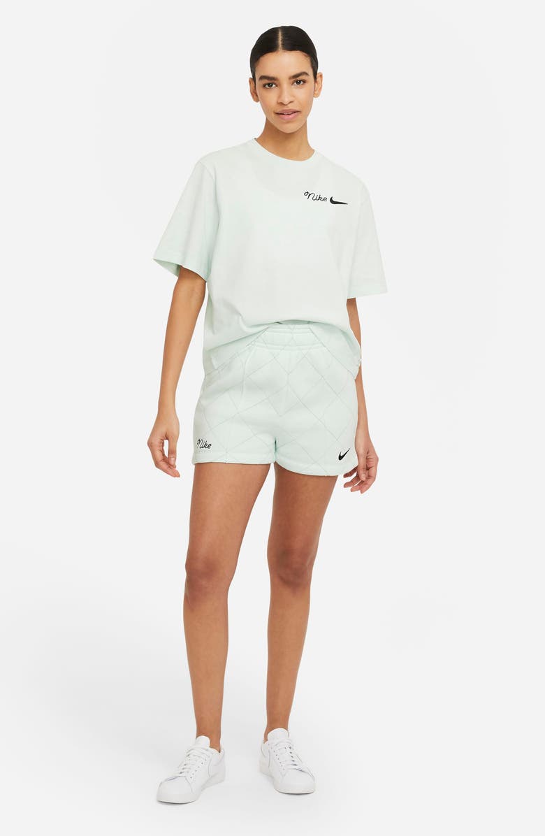 Nike Sportswear Quilted Fleece Shorts, Alternate, color, 