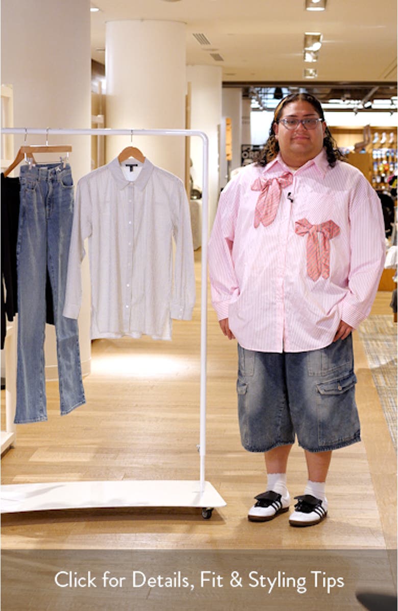 Classic Collar Easy Organic Cotton Button-Up Shirt, sales video thumbnail