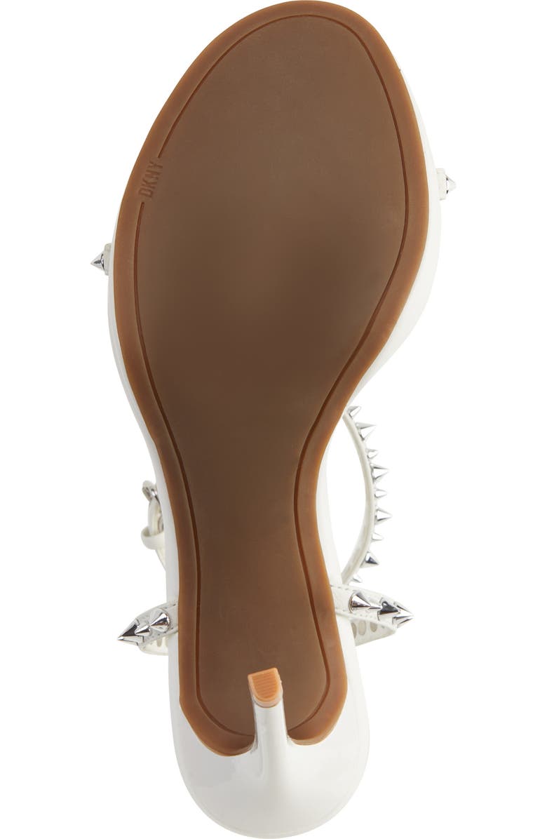 DKNY Dacia Ankle Strap Stiletto Sandal, Alternate, color, White