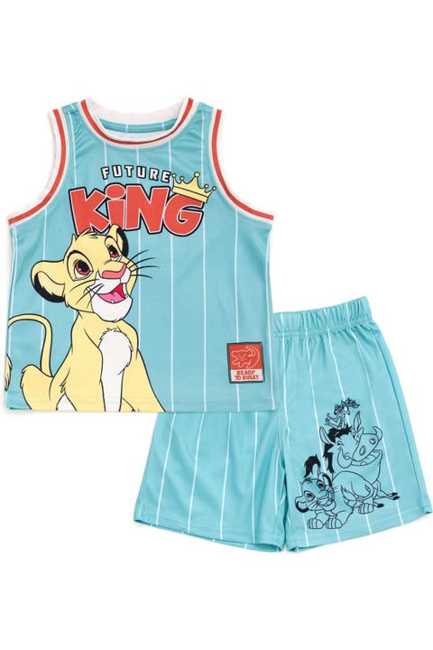 Lion King 2-Piece Basketball Jersey and Shorts Set